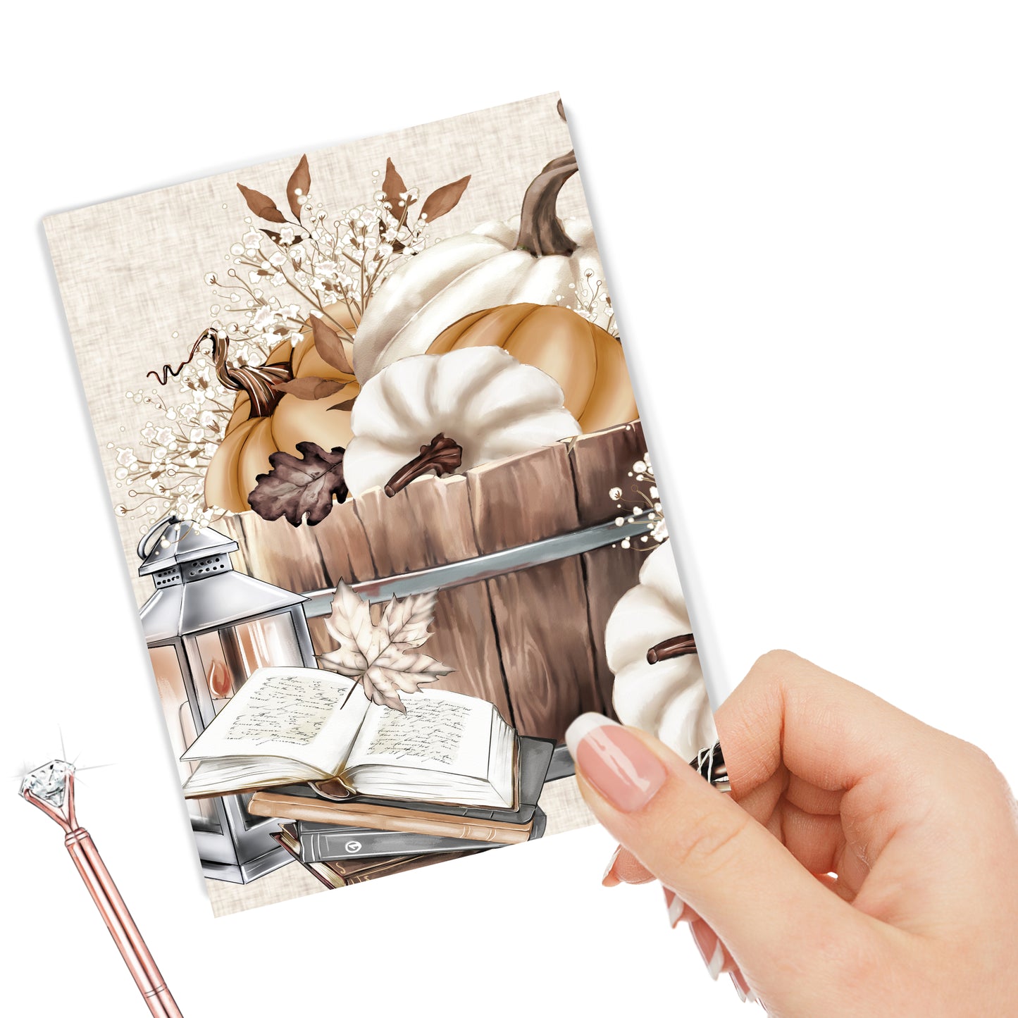 Autumn Pumpkin themed planner dashboard