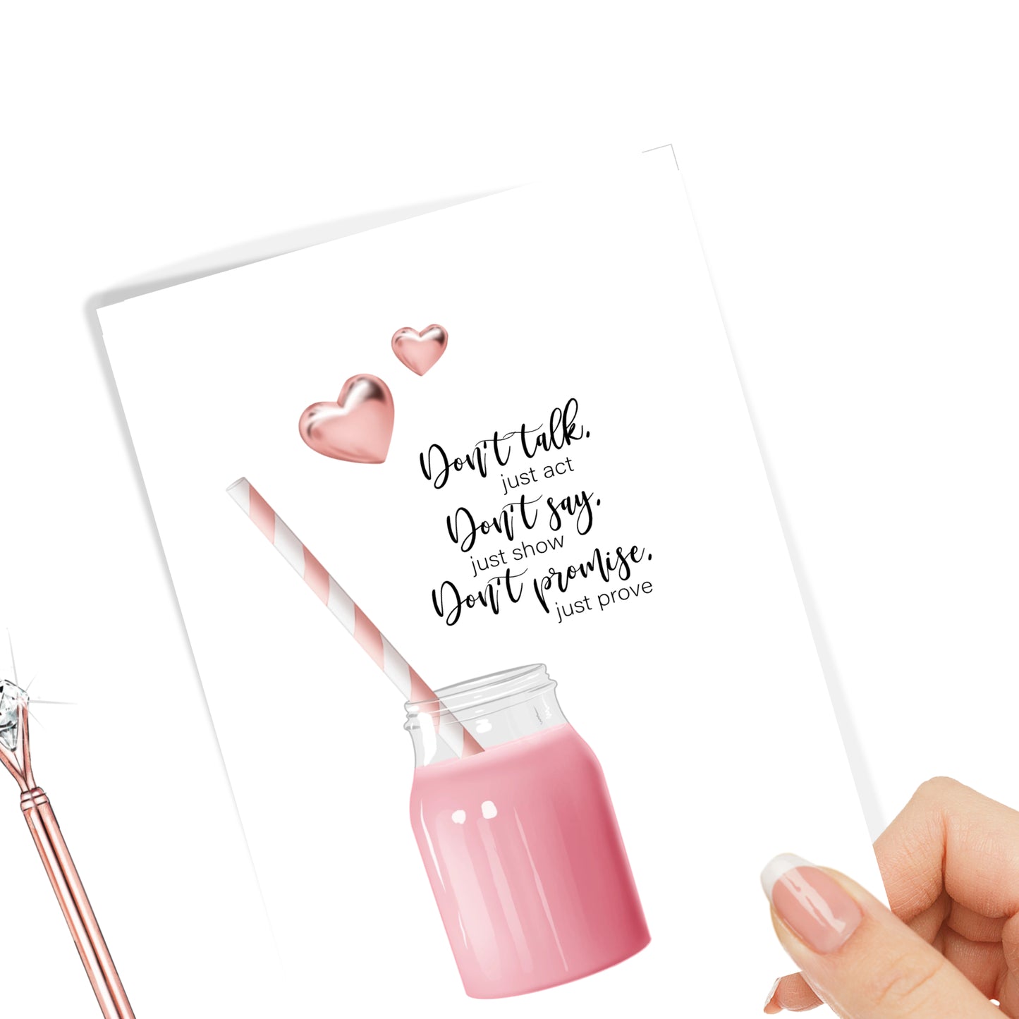 Don't Talk Just Act Planner Dashboard - Paperlane Planners Co