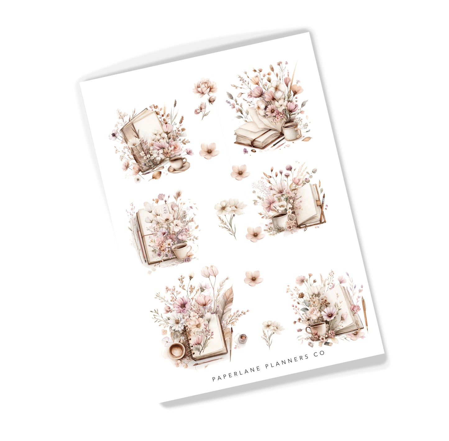 BOHO FLORAL BOOK | PLANNER DECO STICKERS