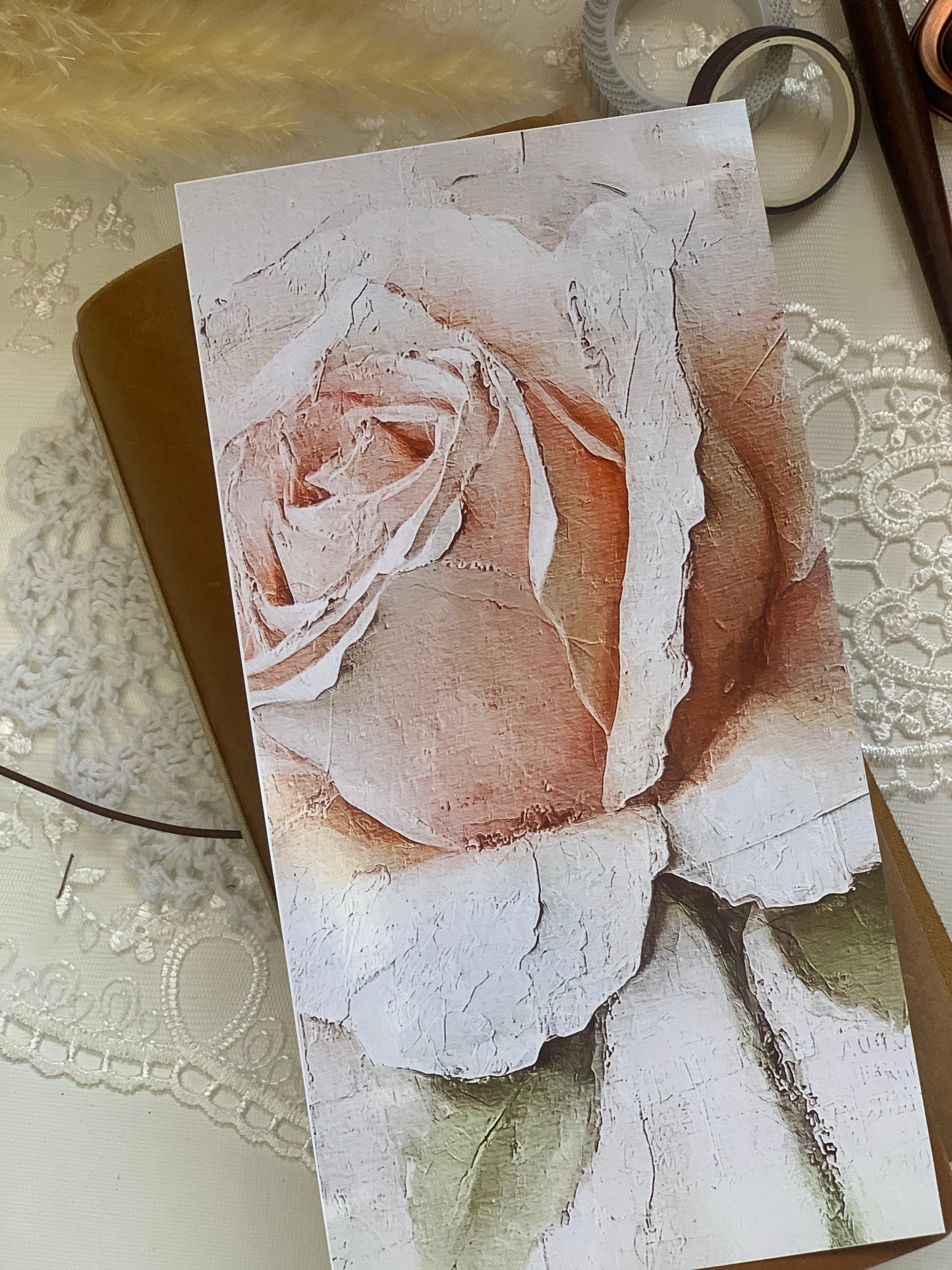 PINK VINTAGE ROSE TN COVER - N1