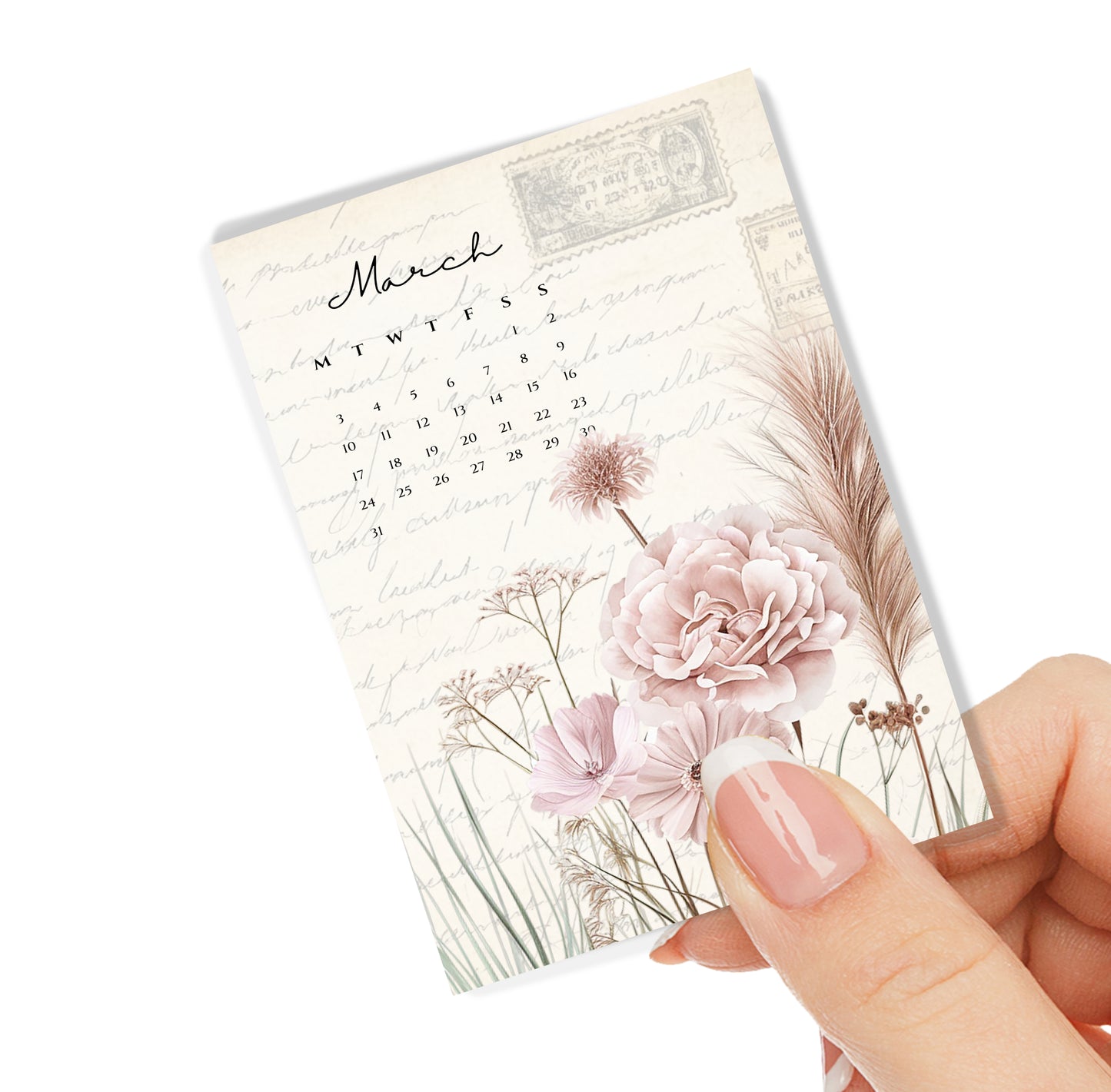 March Planner Dashboard -Paperlane Planners Co - Planner Dashboards & Accessories