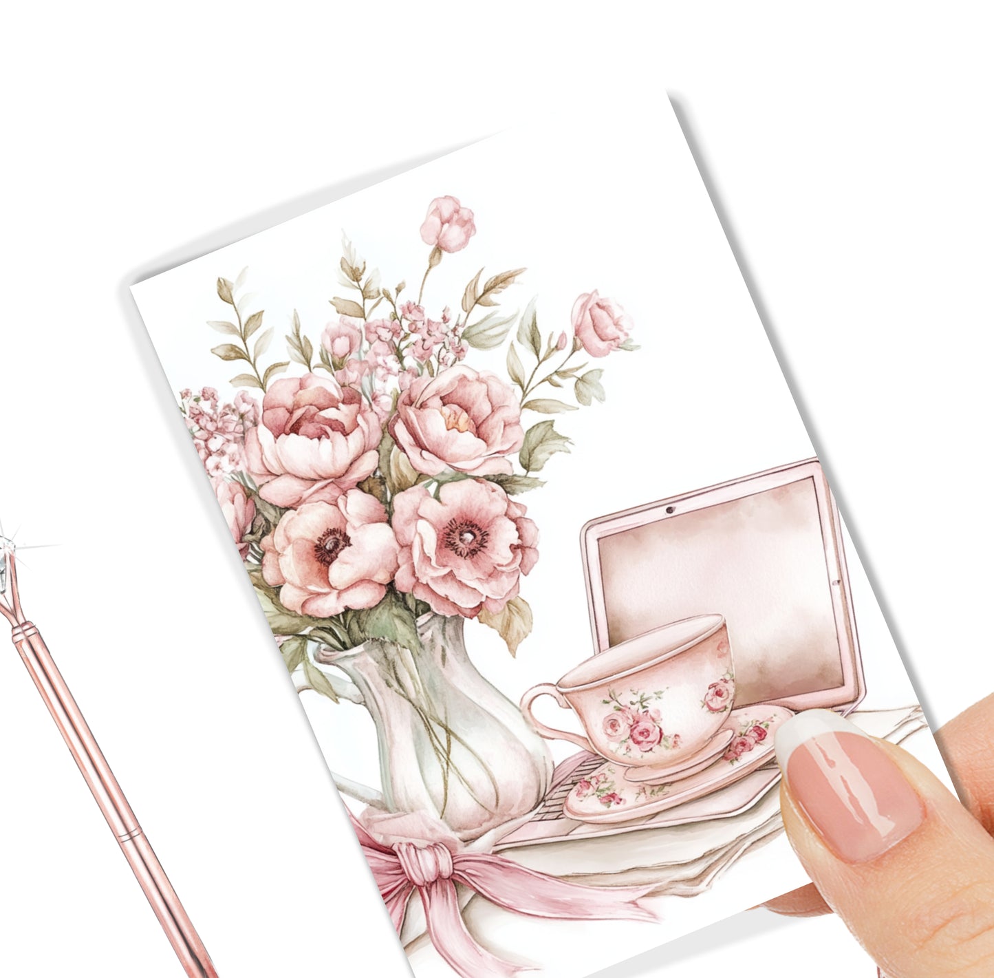 Vintage Floral Planner Dashboard - Paperlane Planners Co
