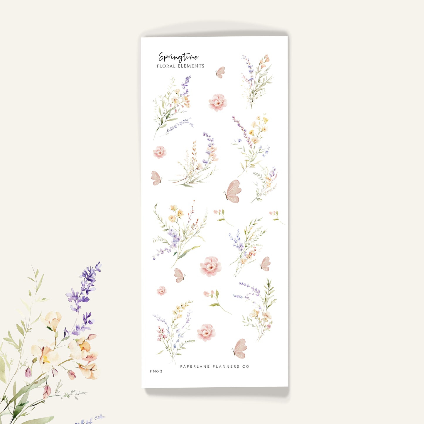 SPRING TIME | FLORAL DECO STICKERS