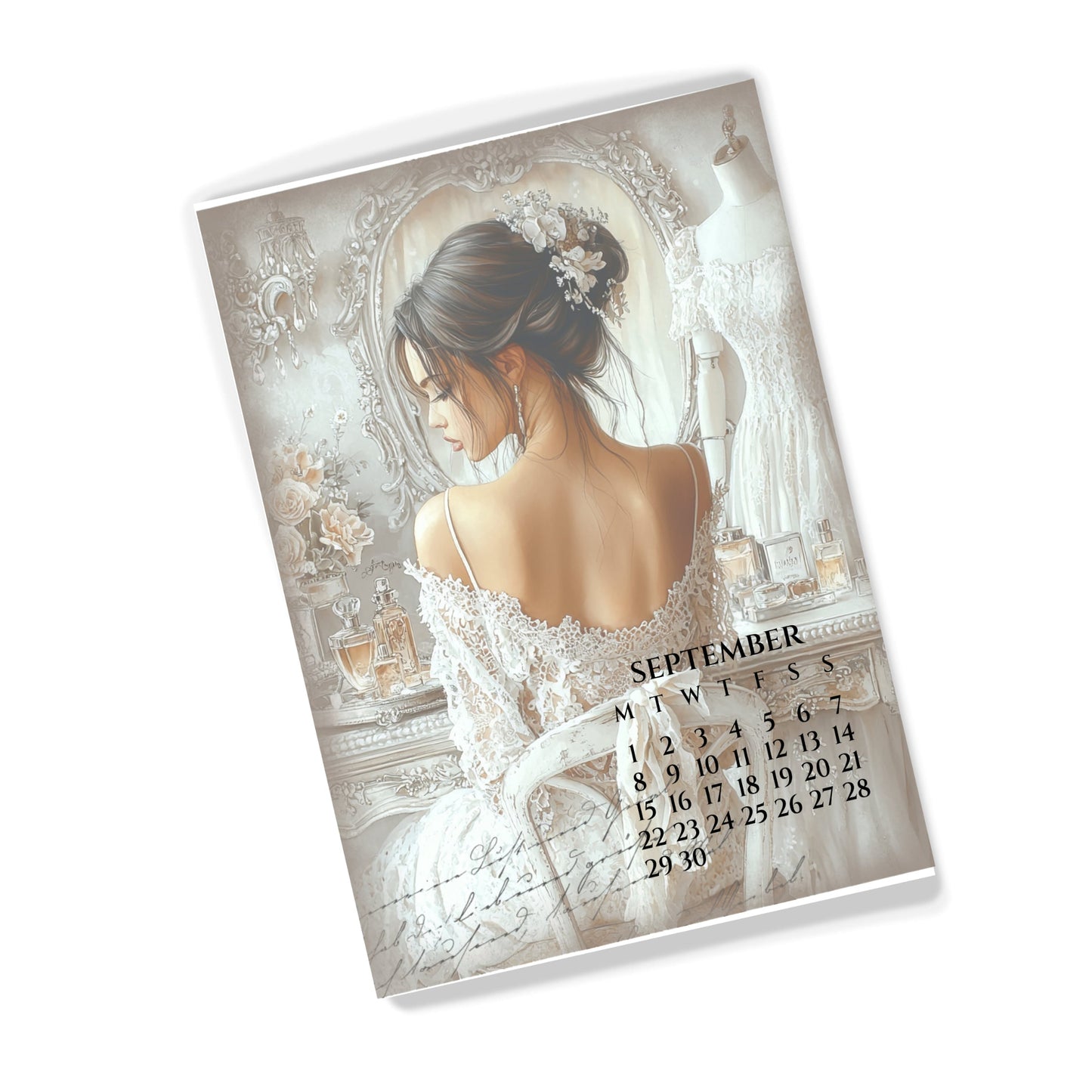 September 2025 planner dashboard with vintage-style design on a white background. Planner Dashboard | Vintage Theme | Planner Inserts | A5 A6 | Pocket Personal Planner Dashboards | Planner Dividers | HP Mini & Classic - Paperlane Planner Co