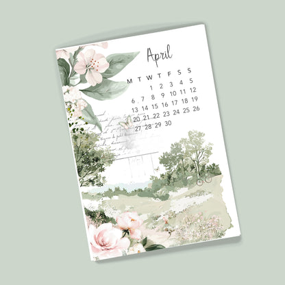 APRIL 2026 MONTHLY CALENDAR DASHBOARD