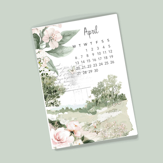 APRIL 2026 MONTHLY CALENDAR DASHBOARD