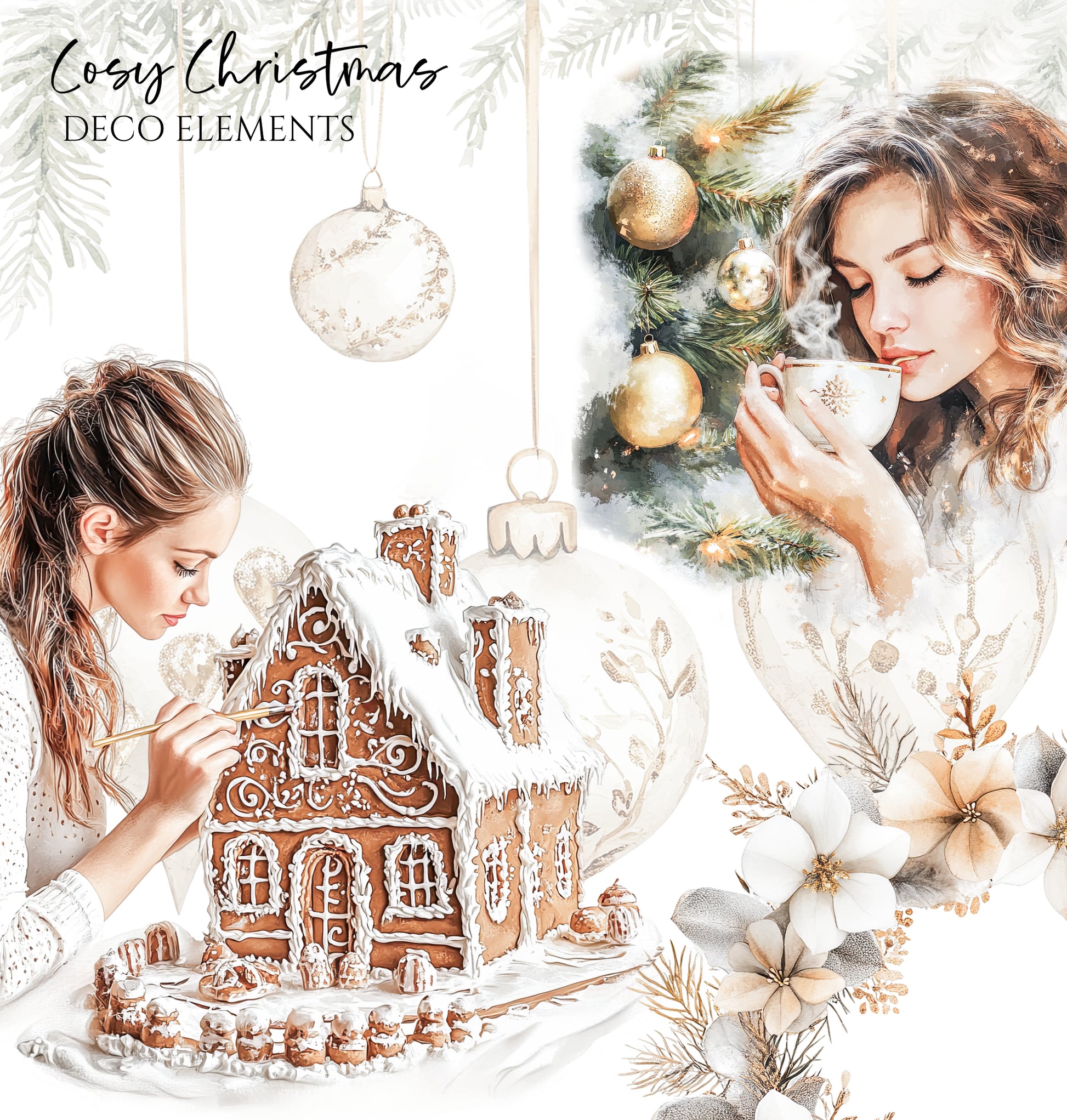 Cosy Christmas | Decorative Kit - Paperlane Planners Co