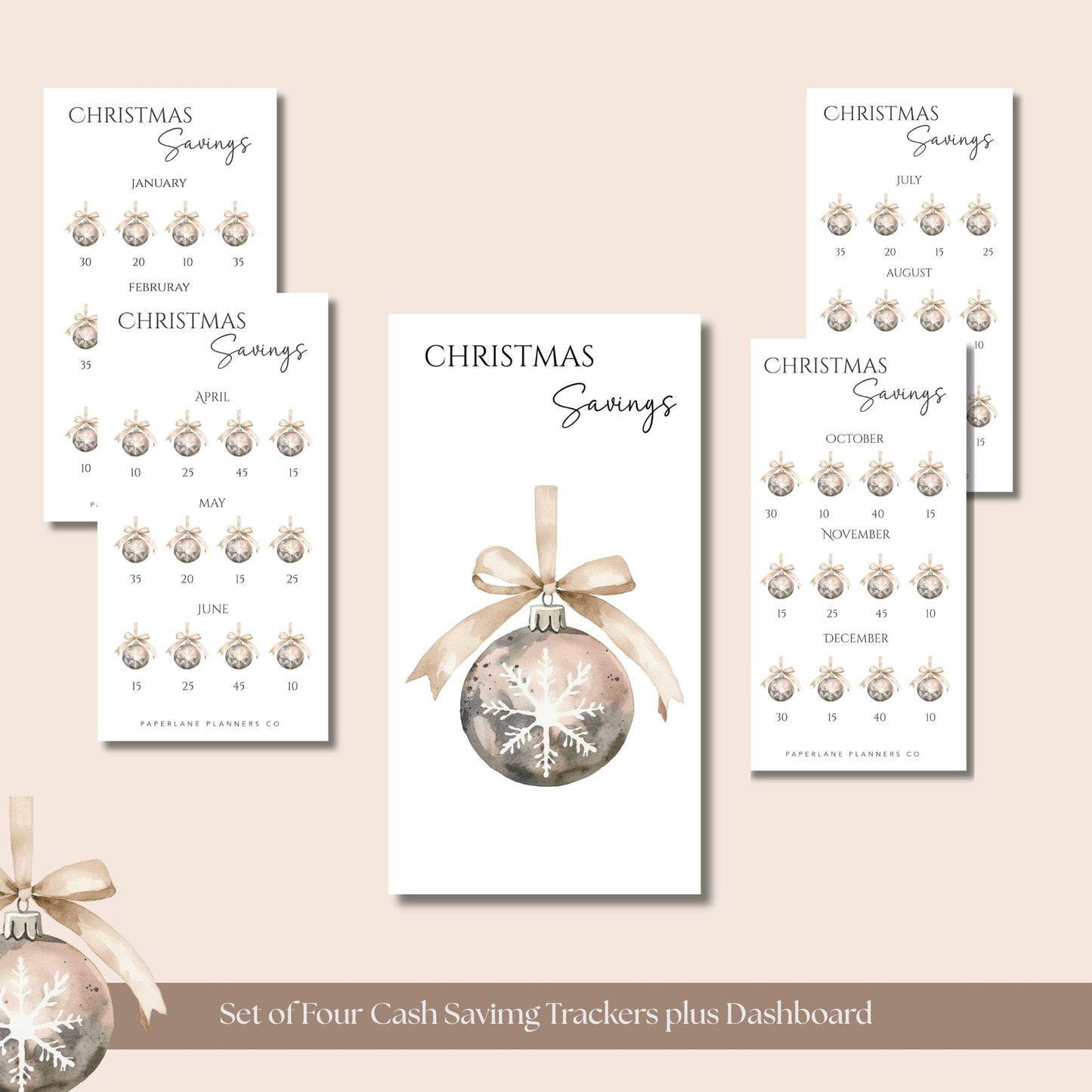 CHRISTMAS DASHBOARD & TRACKER SETS