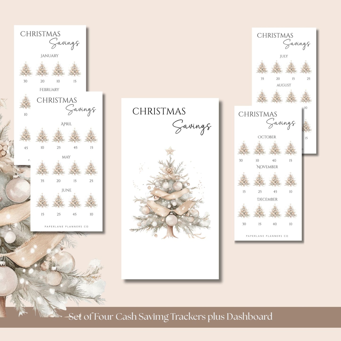 CHRISTMAS DASHBOARD & TRACKER SETS