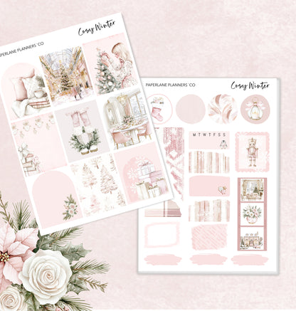 Cosy Winter | Weekly Vertical Planner Kit - Paperlane Planners Co