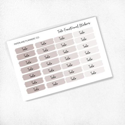 Todo Functional Script Stickers