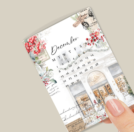 DECEMBER 2025 MONTHLY CALENDAR DASHBOARD
