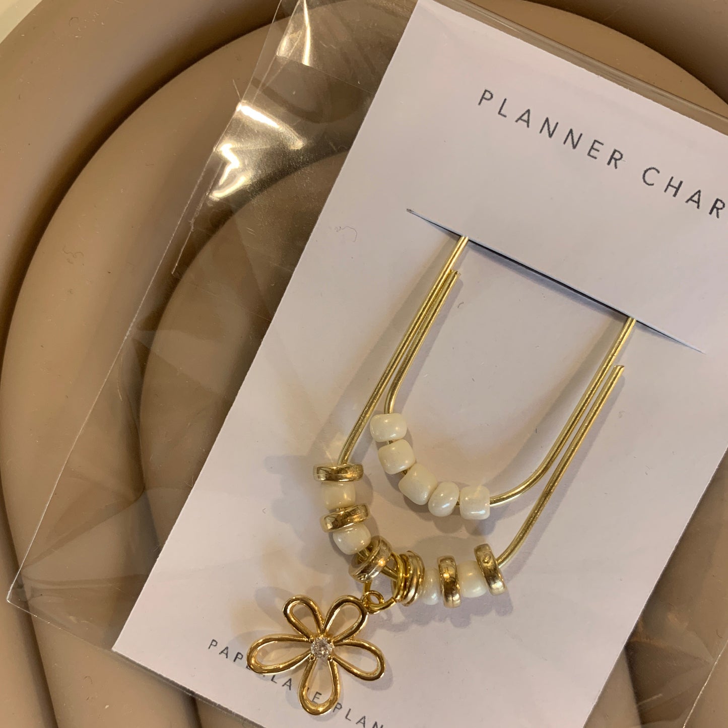 FLOWER JUMBO PLANNER CLIP