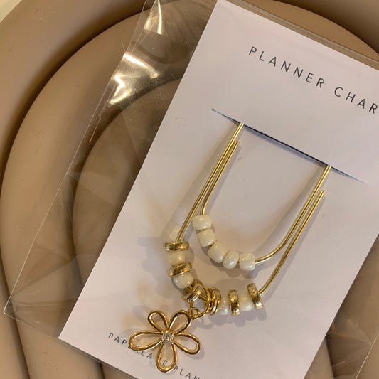 FLOWER JUMBO PLANNER CLIP
