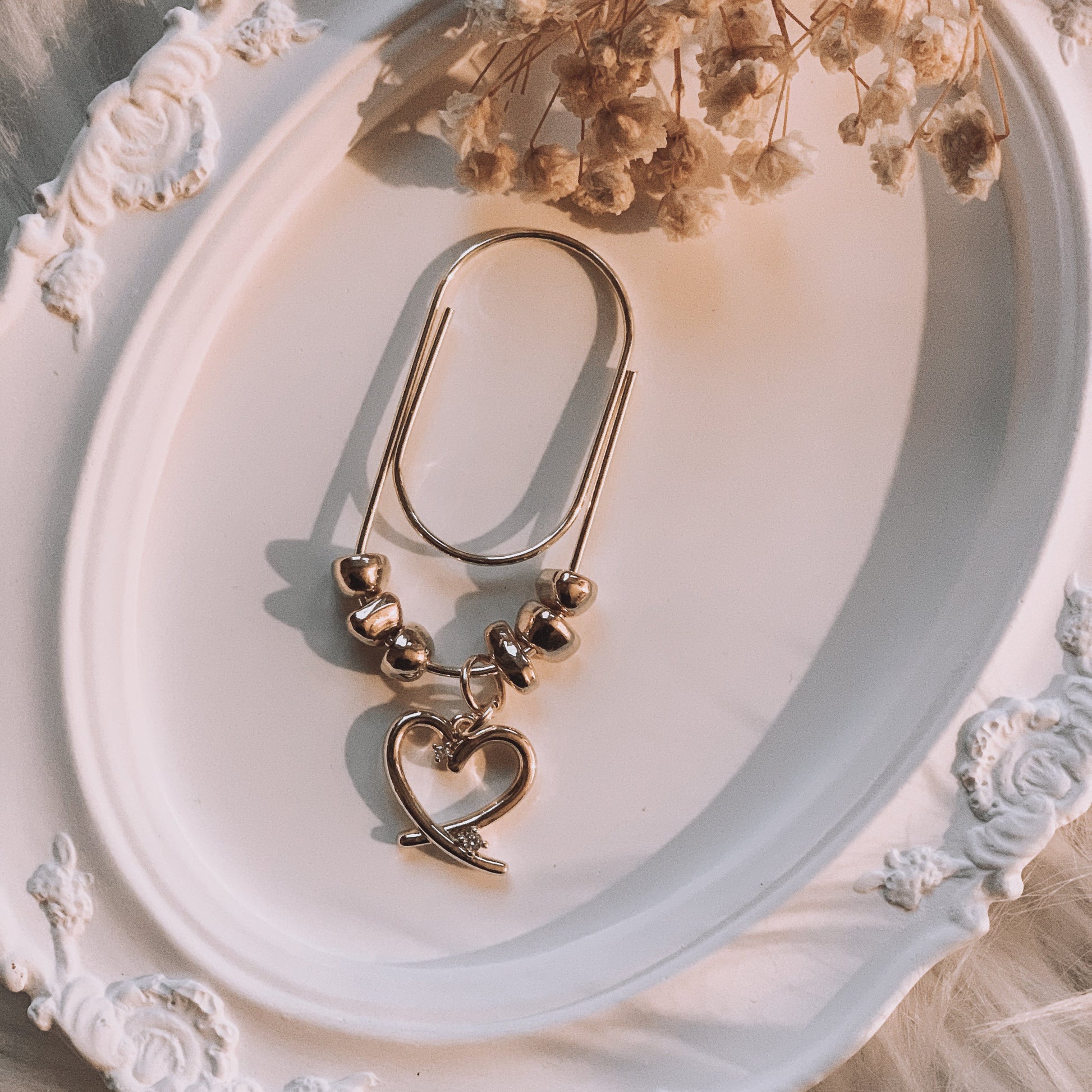 Cute planner accessory gold paperclip