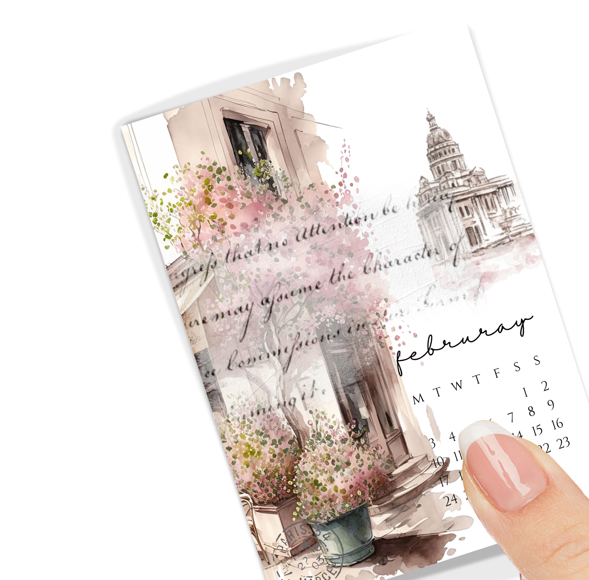 February Planner Dashboard -Paperlane Planners Co - Planner Dashboards & Accessories 
