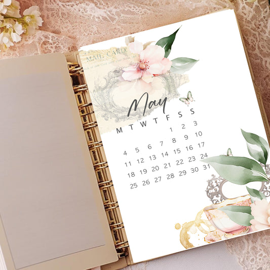 May 2026 MONTHLY CALENDAR DASHBOARD