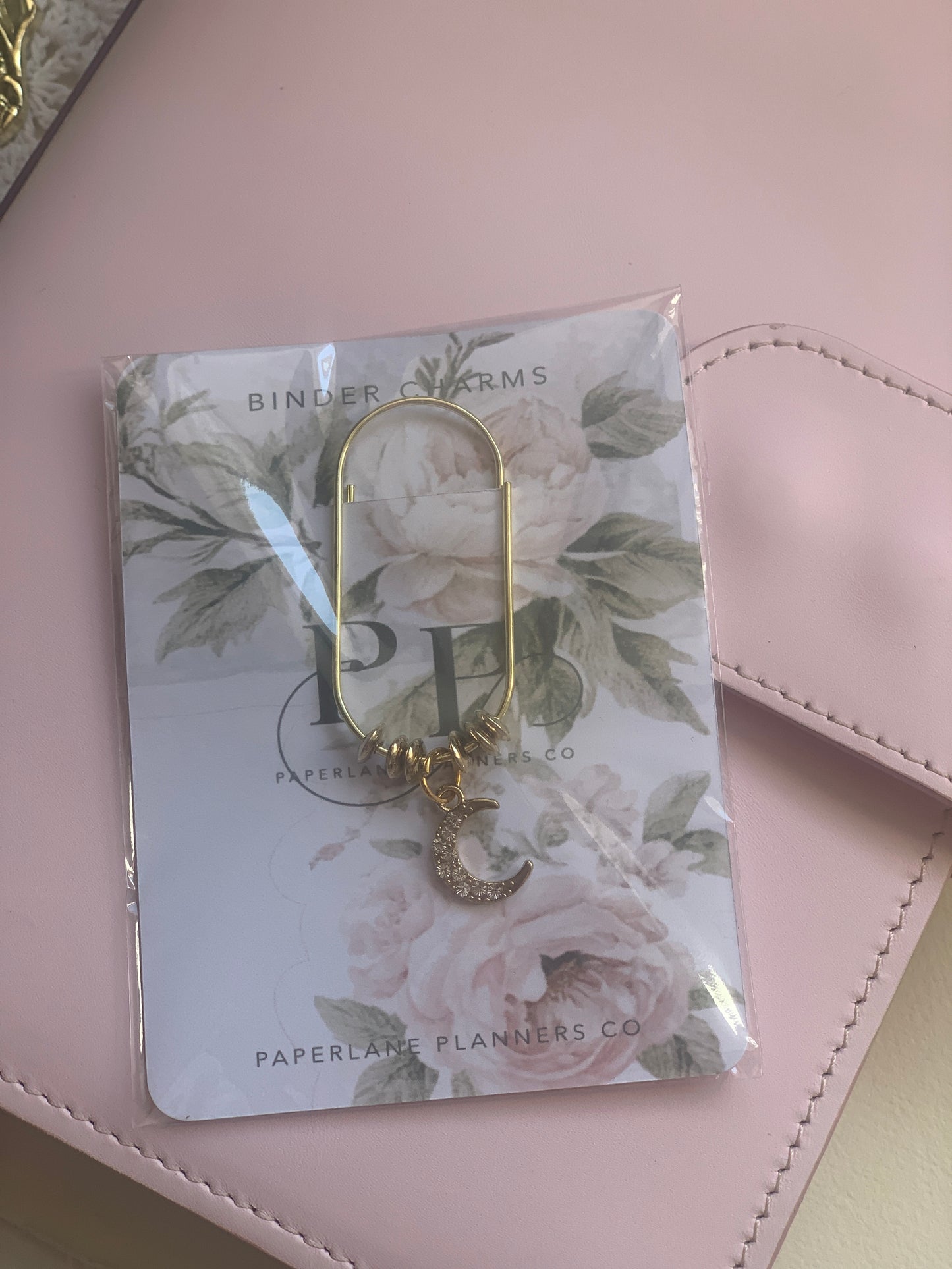 Moon - Large Paper Clip for your planners - Paperlane Planners Co