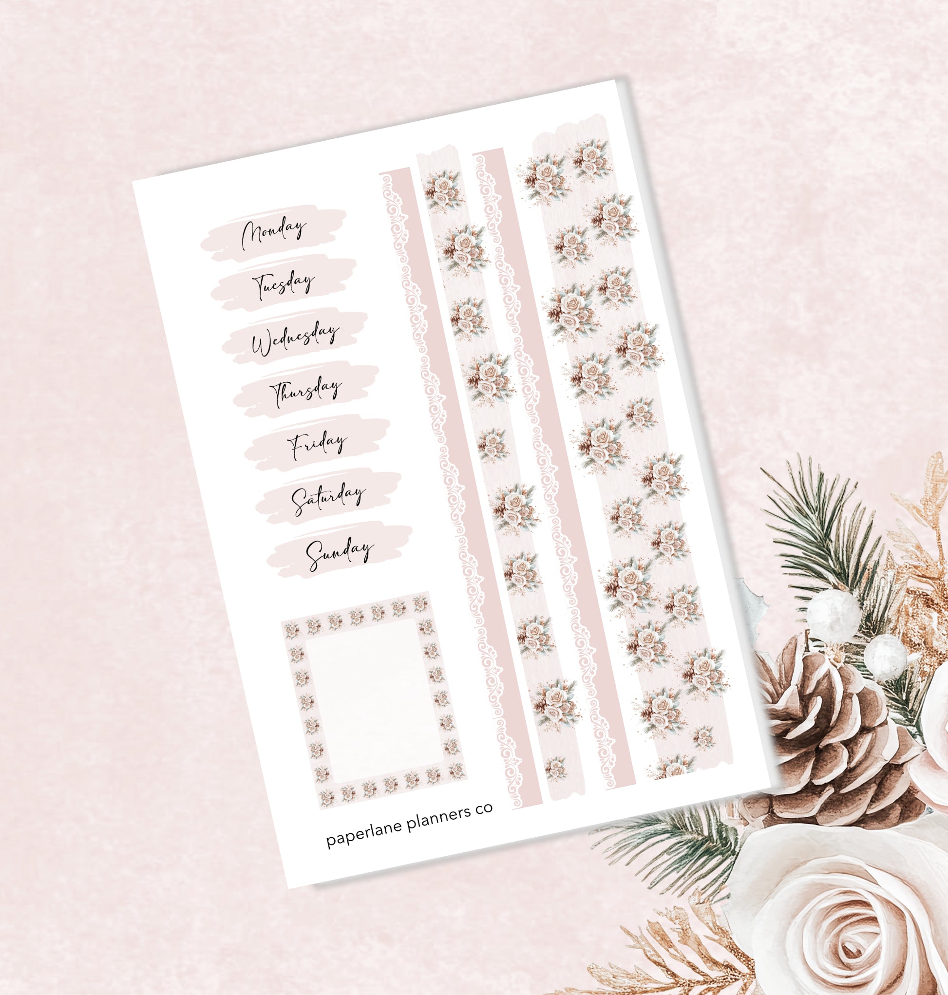 Merry Memories | November Vertical Planner Kit - Paperlane Planners Co