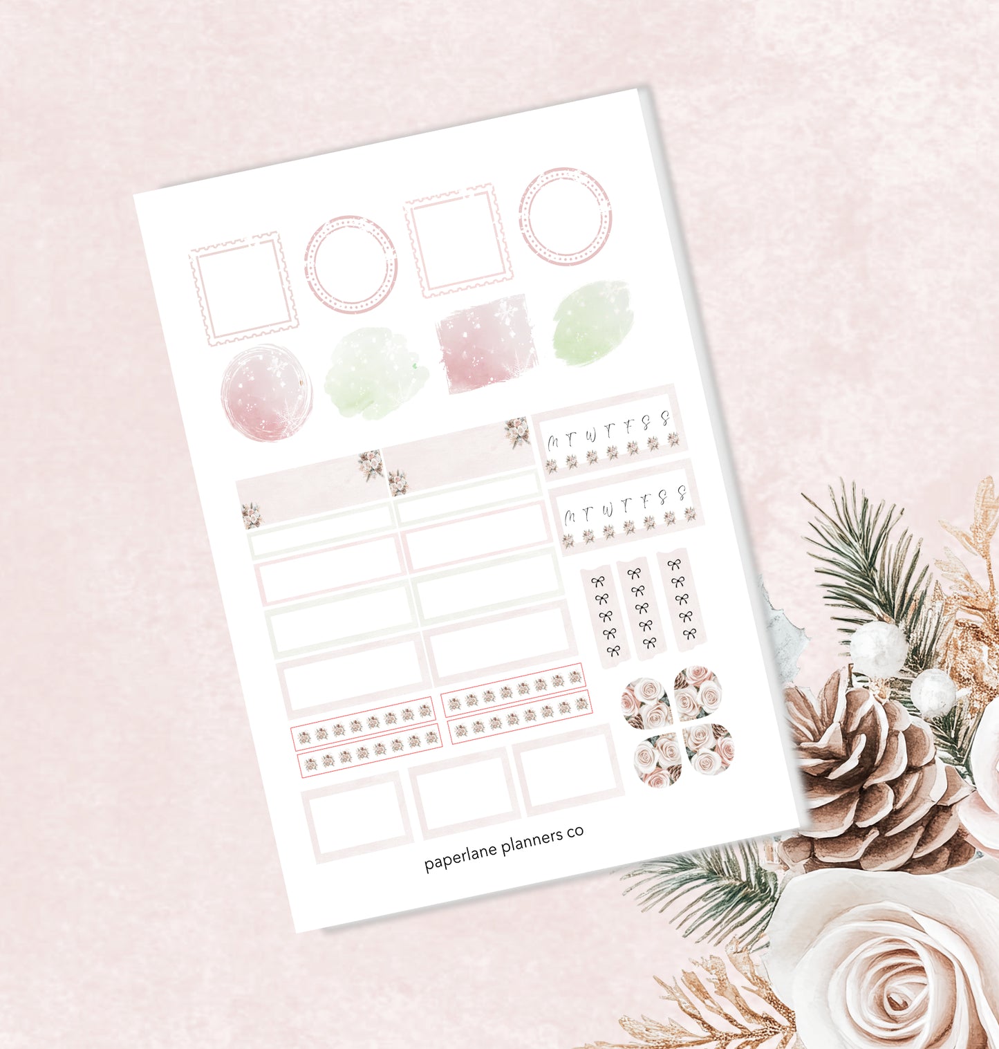 Merry Memories | November Vertical Planner Kit - Paperlane Planners Co