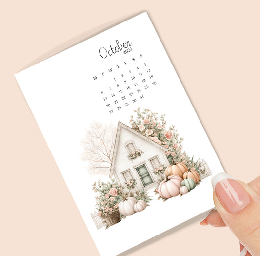 OCTOBER 2025 MONTHLY CALENDAR DASHBOARD