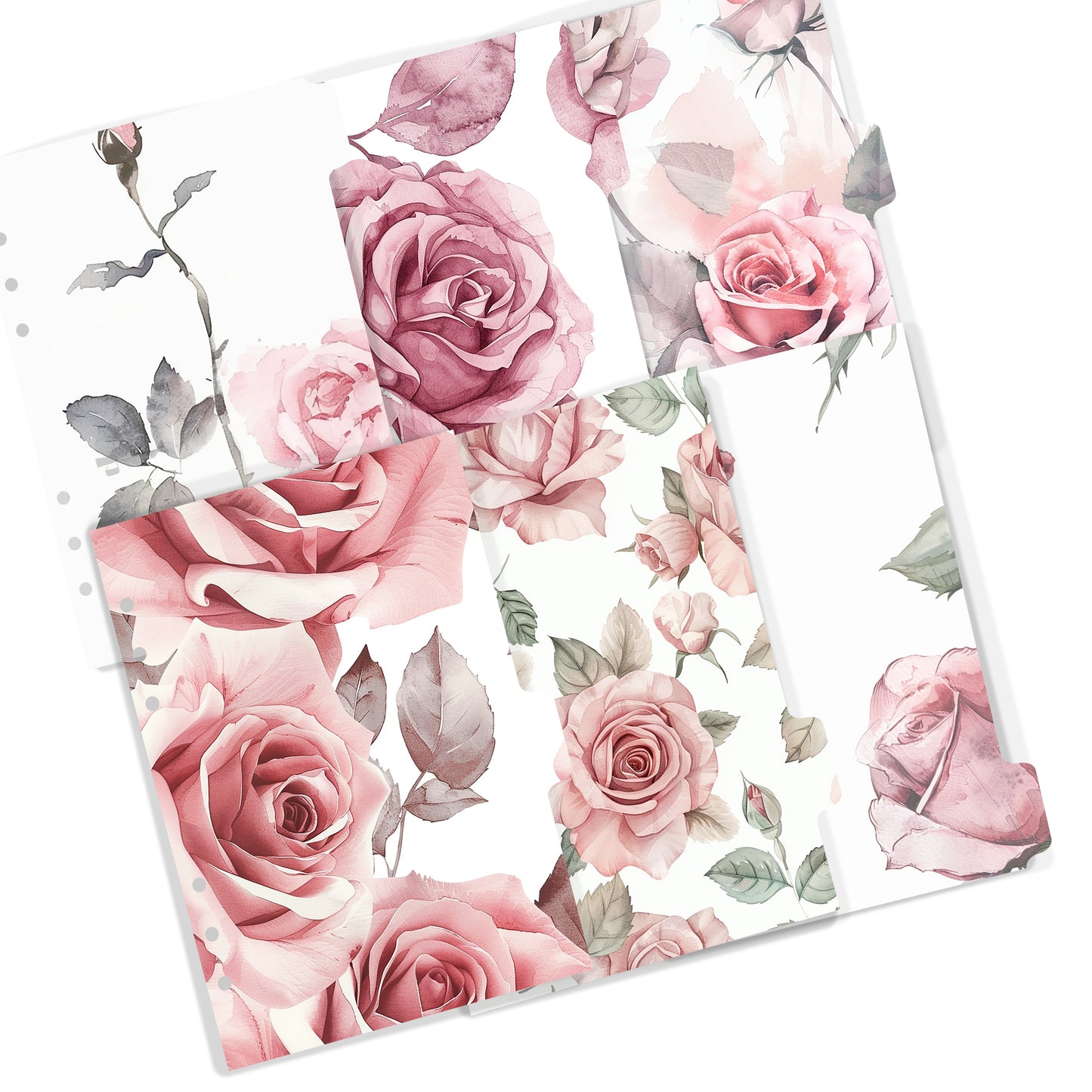 Stunning Planner Dividers in a vibrant floral design. Available as a set of Six.