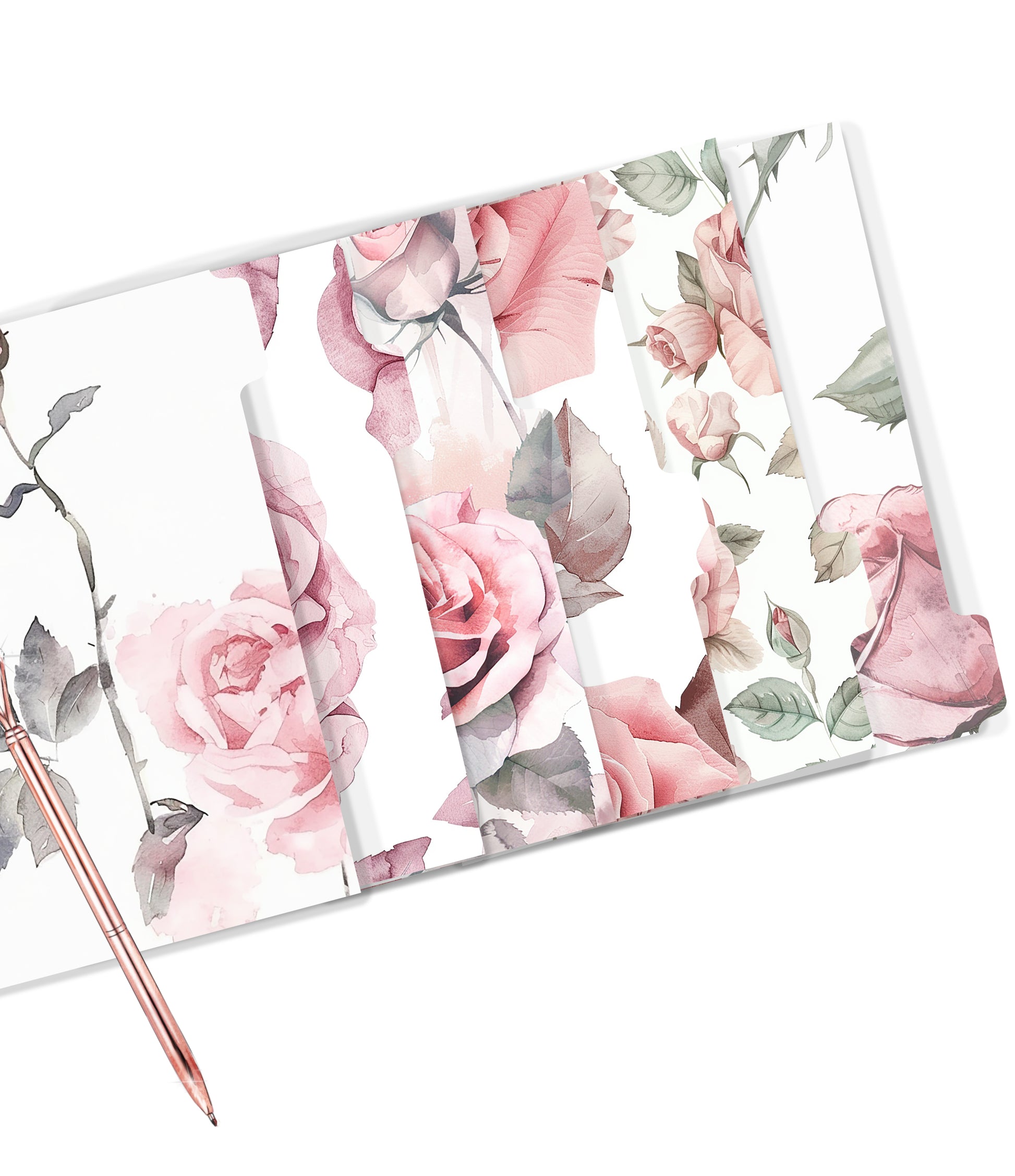 Stunning Planner Dividers in a vibrant floral design. Available as a set of Six.