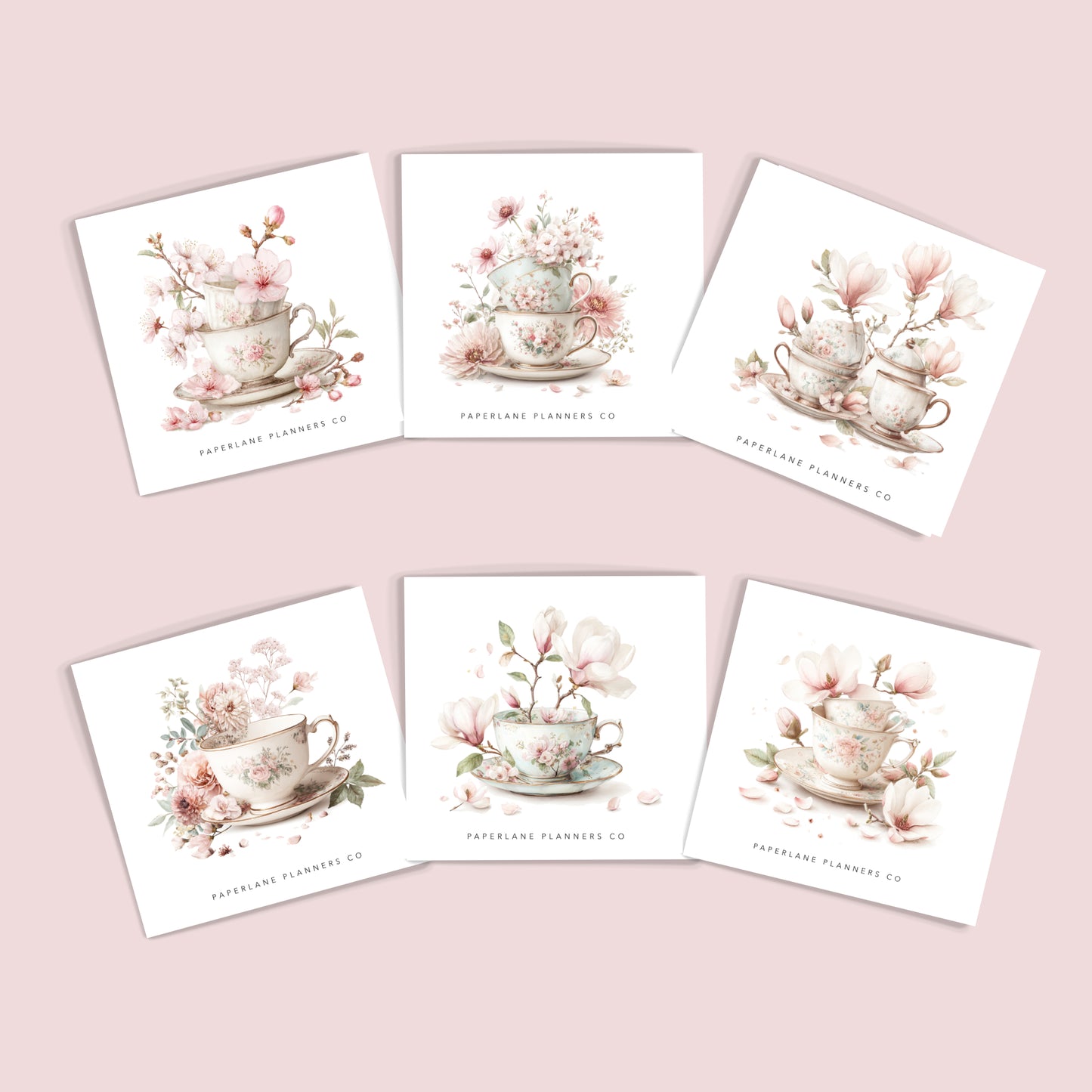 VINTAGE TEA | LARGE PLANNER DECO STICKERS