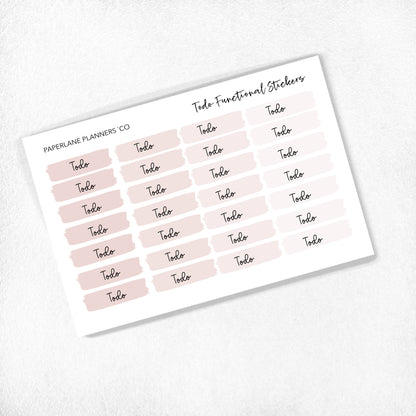 Todo Functional Script Stickers