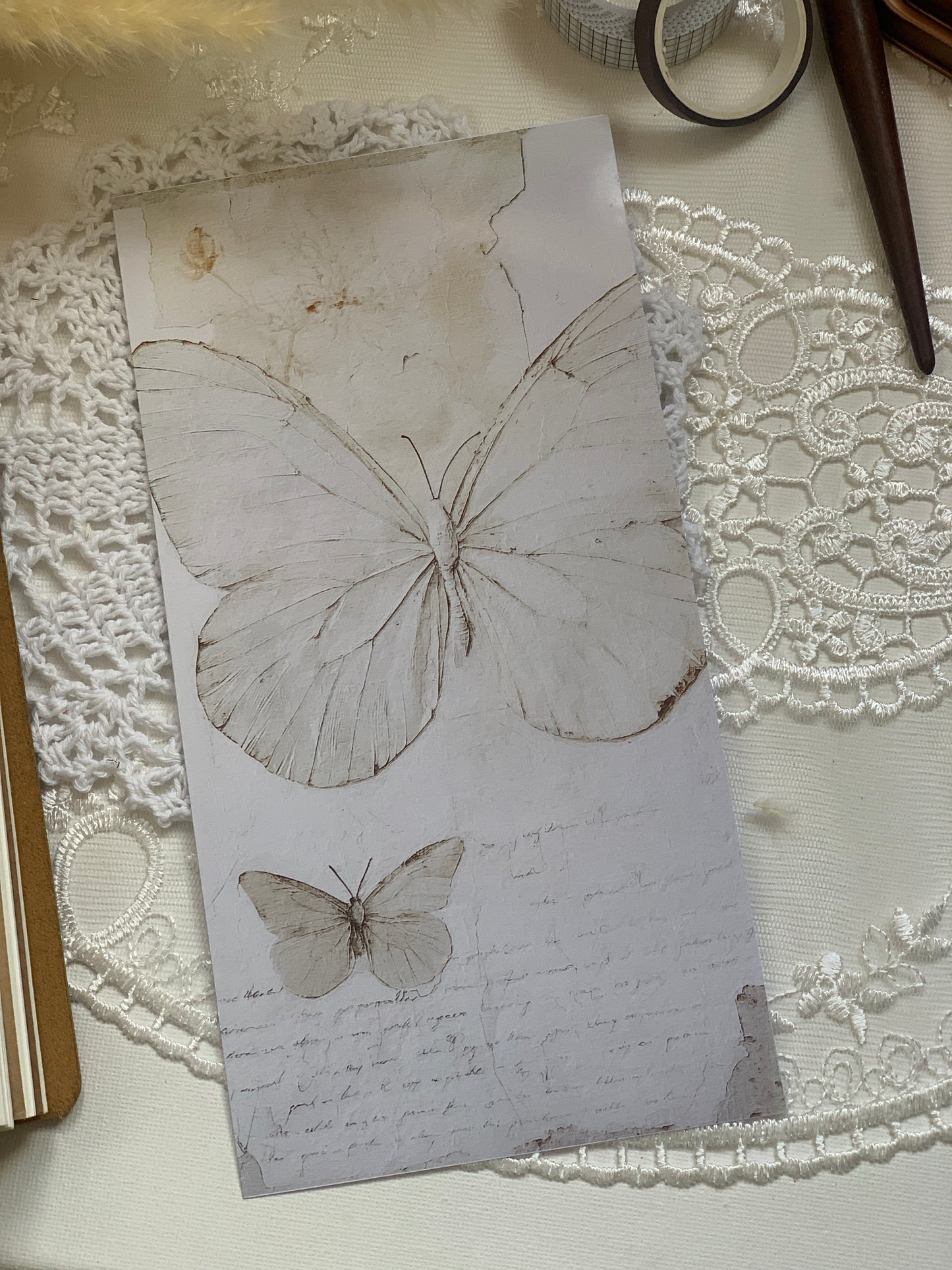 Travellers Note Book Planner Cover on glossy photo paper.  - Paperlane Planners Co