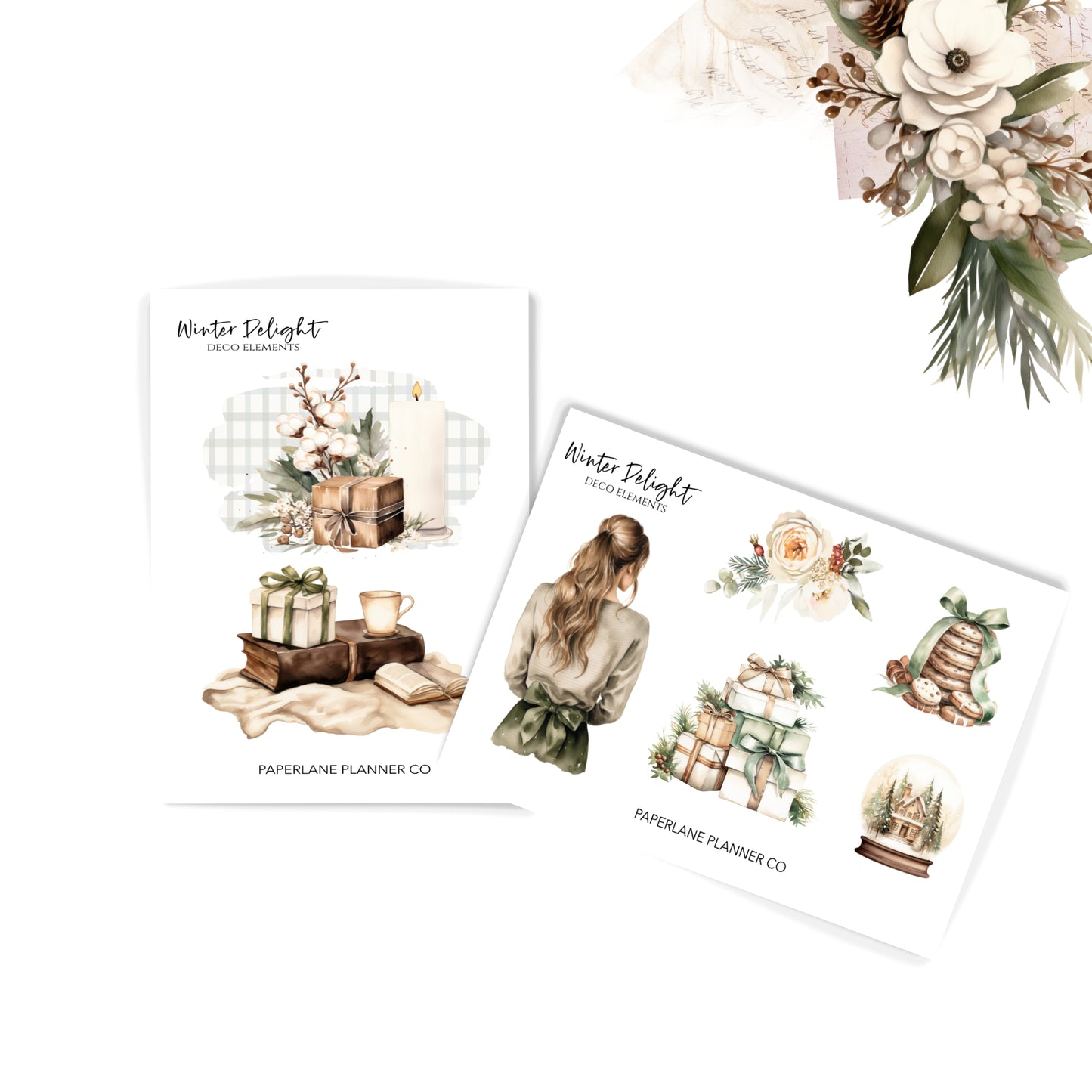 WINTERS DELIGHT | JOURNALING DECO STICKER KIT