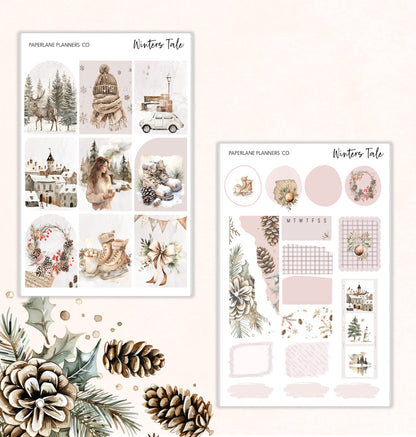Winters Tale Weekly Kit - Paperlane Planners Co
