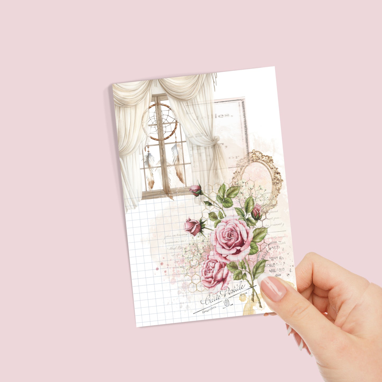 ROSE WINDOW JOURNAL CARD